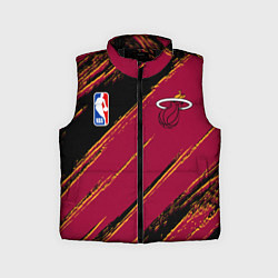 Детский жилет Майами Хит - цвета команды, цвет: 3D-черный