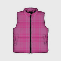 Детский жилет Checkered pink