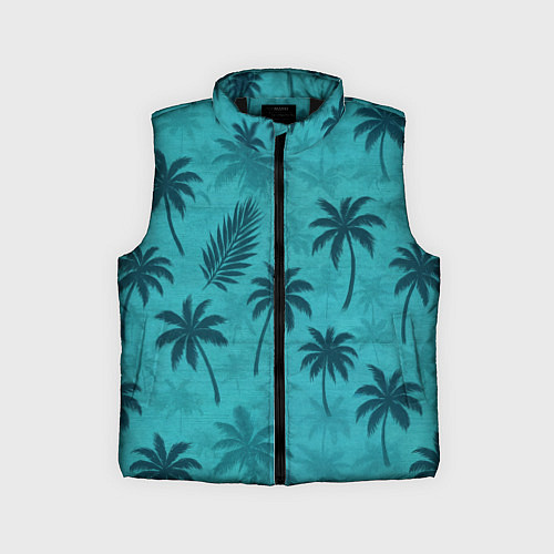 Детский жилет Гавайский стиль - Томми Версетти / 3D-Черный – фото 1