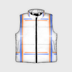 Детский жилет Neon white orange blue, цвет: 3D-черный
