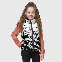 Детский жилет Doom black crow logo, цвет: 3D-черный — фото 2