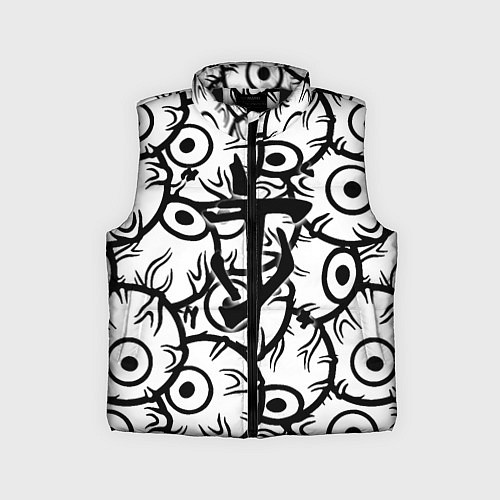 Детский жилет Doom глаза монстра / 3D-Черный – фото 1