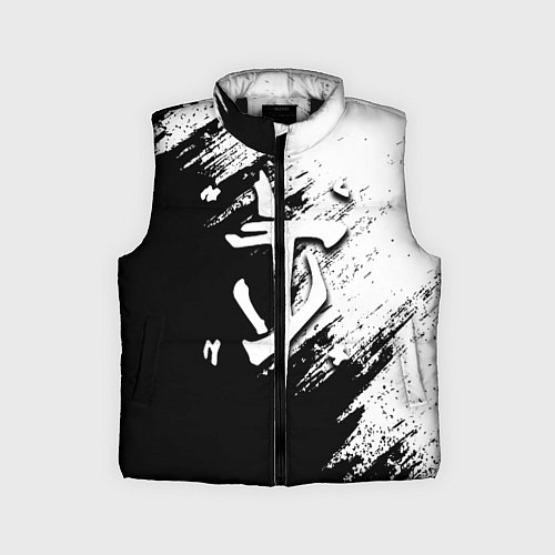 Детский жилет Doom штрихи красок черные / 3D-Черный – фото 1