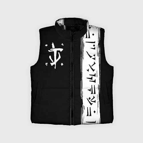 Детский жилет Doom символы марса / 3D-Черный – фото 1