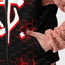 Детский жилет Doom огненная броня лого, цвет: 3D-черный — фото 2