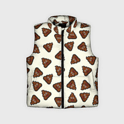 Детский жилет Нашивки какашки