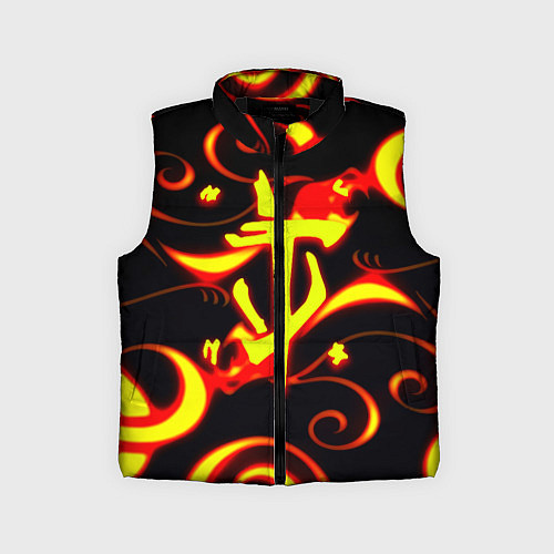 Детский жилет Doom dragon steel fire / 3D-Черный – фото 1