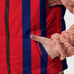 Детский жилет Color black red stripes, цвет: 3D-черный — фото 2