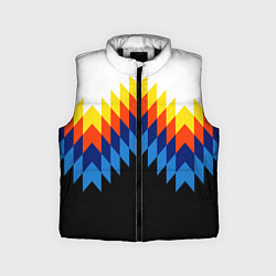 Детский жилет Олдскульный паттерн, цвет: 3D-черный