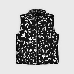 Детский жилет Черный камуфляж, цвет: 3D-черный