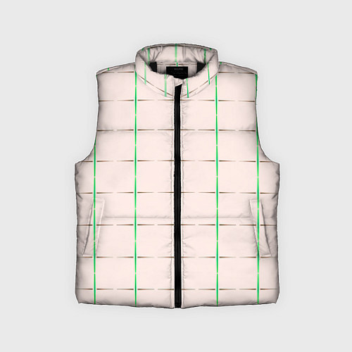 Детский жилет Color white stripes / 3D-Черный – фото 1