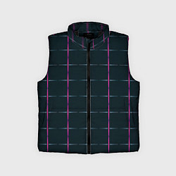 Детский жилет Color black stripes, цвет: 3D-черный