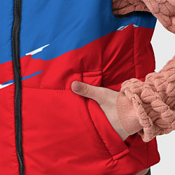 Детский жилет Белый Синий Красный, цвет: 3D-черный — фото 2