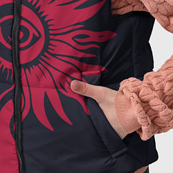 Детский жилет Солнце красно-синее, цвет: 3D-черный — фото 2