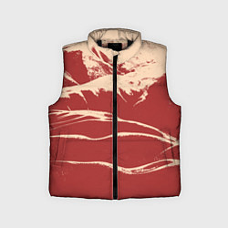 Детский жилет Песочные горы-абстракция, цвет: 3D-черный