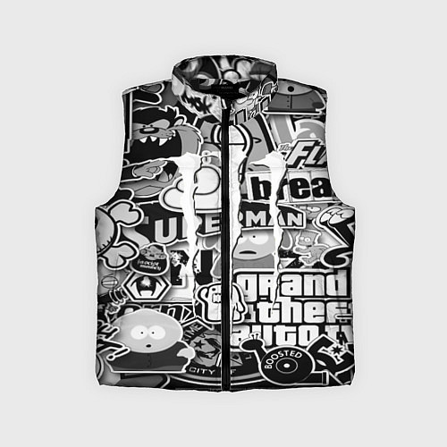 Детский жилет Monster energy trend black / 3D-Черный – фото 1