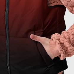 Детский жилет Red gradient, цвет: 3D-черный — фото 2