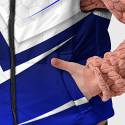 Детский жилет Субару - белый и синий, цвет: 3D-черный — фото 2