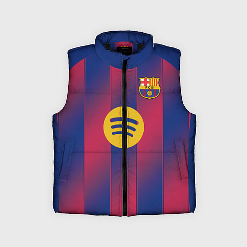 Детский жилет Ламин Ямаль, Барселона домашняя форма 2025 2026 / 3D-Черный – фото 1