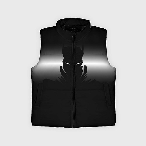 Детский жилет Силуэт Бэтмена - градиент / 3D-Черный – фото 1