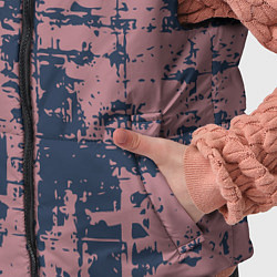 Детский жилет Текстура с потертостями сине-розовая, цвет: 3D-черный — фото 2