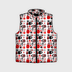 Детский жилет Много матрешек