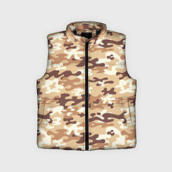 Детский жилет Камуфляж армия, цвет: 3D-черный