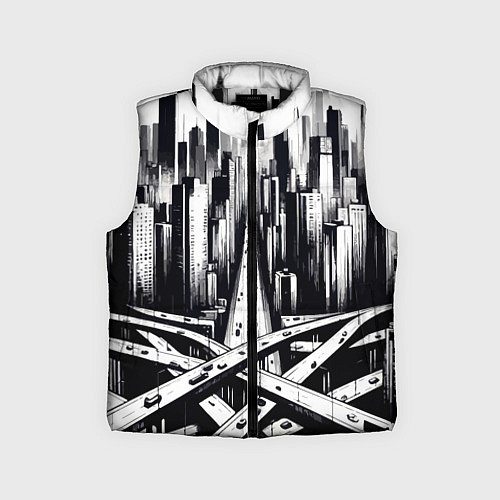 Детский жилет American metropolis / 3D-Черный – фото 1