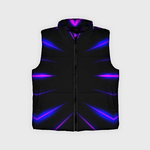 Детский жилет Color black neon neon / 3D-Черный – фото 1