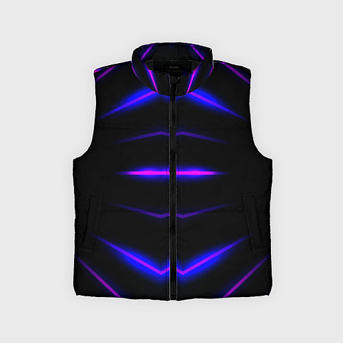 Детский жилет Color black neon / 3D-Черный – фото 1