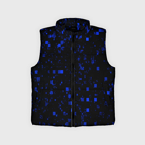 Детский жилет Color blue khaki / 3D-Черный – фото 1
