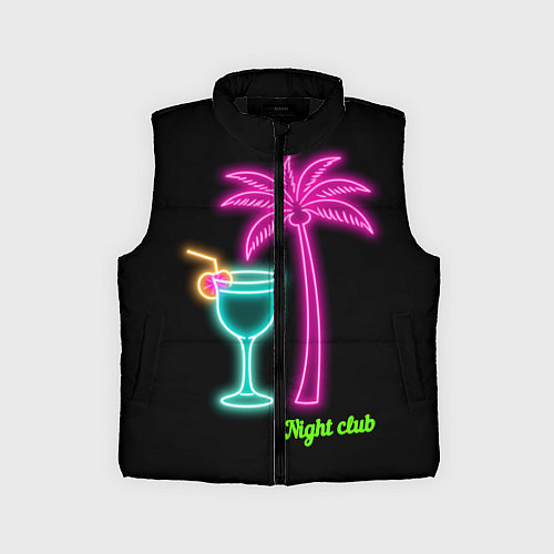 Детский жилет Night club / 3D-Черный – фото 1