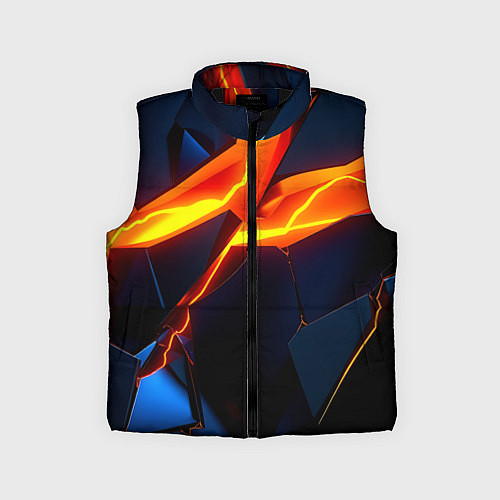 Детский жилет Plate fractures / 3D-Черный – фото 1