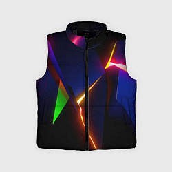 Детский жилет Neon colored geometric