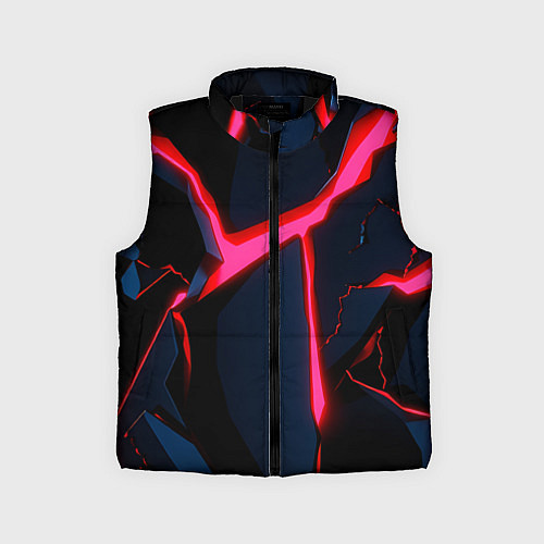 Детский жилет Neon glow / 3D-Черный – фото 1