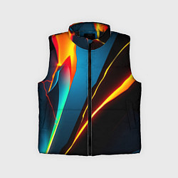 Детский жилет Multicoloured neon, цвет: 3D-черный