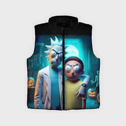 Детский жилет Rick with Morty - halloween night