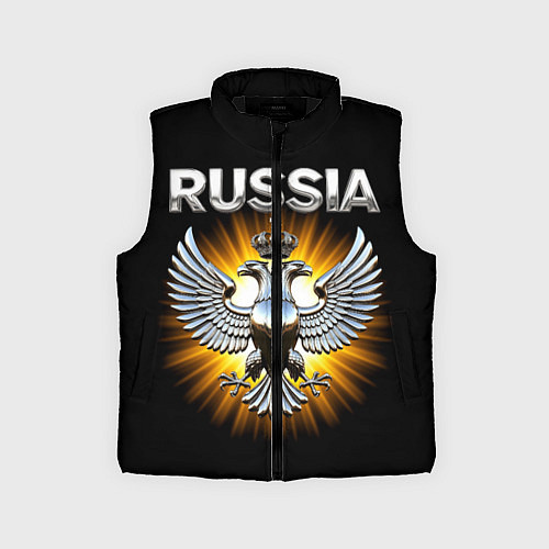 Детский жилет Серебрянный орёл / 3D-Черный – фото 1