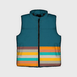 Детский жилет Индиго и шумовой градиент заката с текстурой