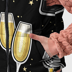 Детский жилет Новогодний вайб, цвет: 3D-черный — фото 2