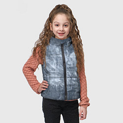 Детский жилет Абстракция - gray-blue, цвет: 3D-черный — фото 2