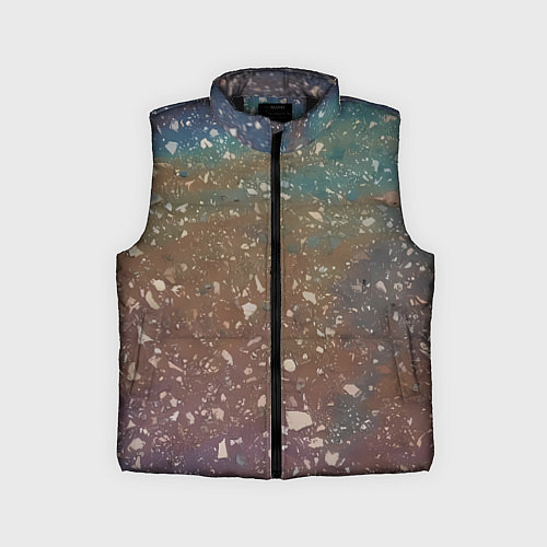 Детский жилет Мокрый маслянный асфальт / 3D-Черный – фото 1