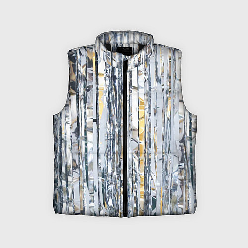 Детский жилет Новогодний дождик / 3D-Черный – фото 1