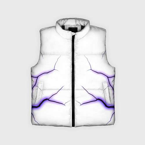Детский жилет Color white purple / 3D-Черный – фото 1