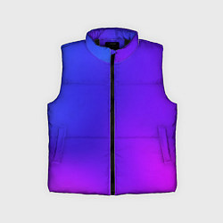Детский жилет Color multicolored gradient, цвет: 3D-черный