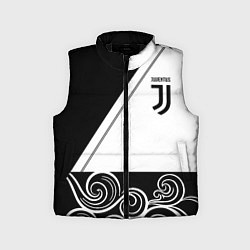 Детский жилет Ювентус геометрия полосы текстура