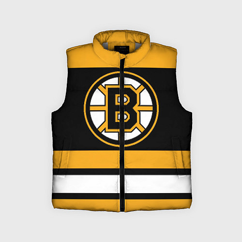 Детский жилет Boston Bruins / 3D-Светло-серый – фото 1