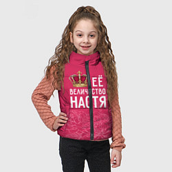 Детский жилет Её величество Настя, цвет: 3D-черный — фото 2