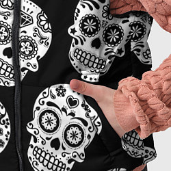 Детский жилет Черепа, цвет: 3D-светло-серый — фото 2