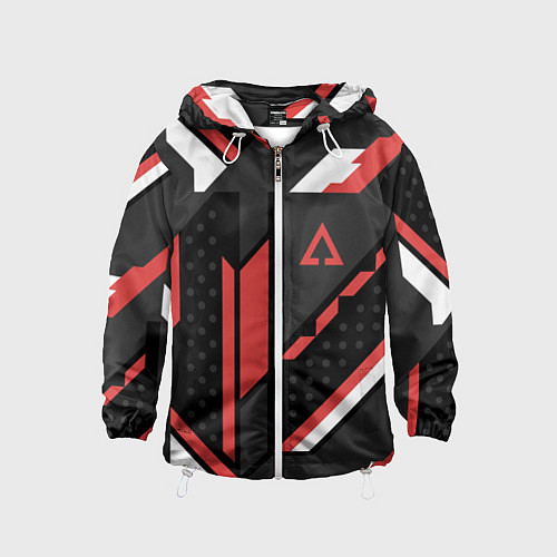 Детская ветровка CS:GO Cyrex Pattern / 3D-Белый – фото 1